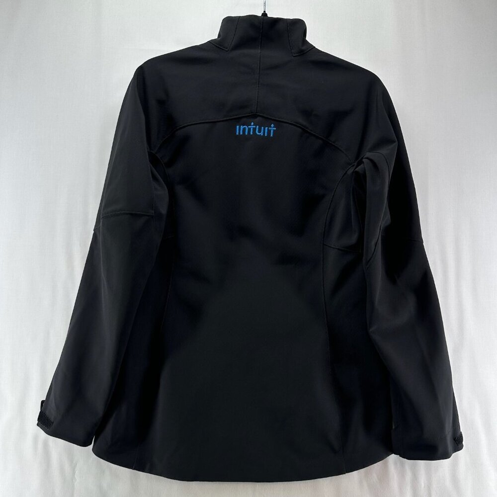 Patagonia Jacket Womens Size XS Logo Marketing Technology Intuit Workwear Black - Picture 3 of 12
